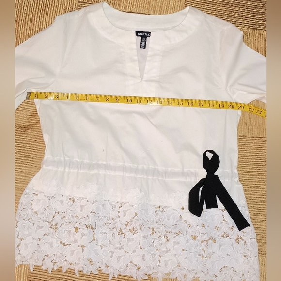 NWT Ellen Tracy Stretch Blouse (M) - Picture 4 of 8